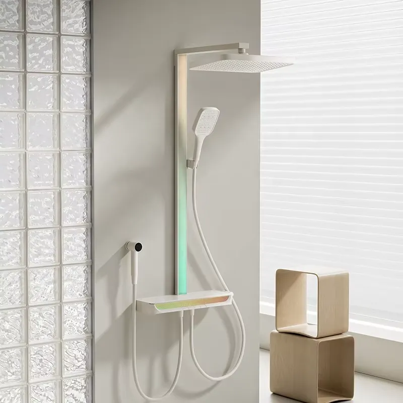 Spa & Wellness Centre Lielupe - Brass Digital Waterfall Shower Set Wall