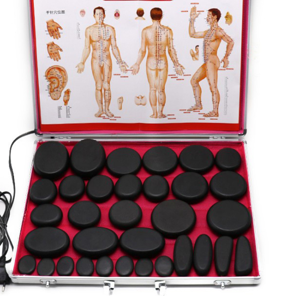 Spa Wellness Locations - Portable Massage Stone Heater Case Heating