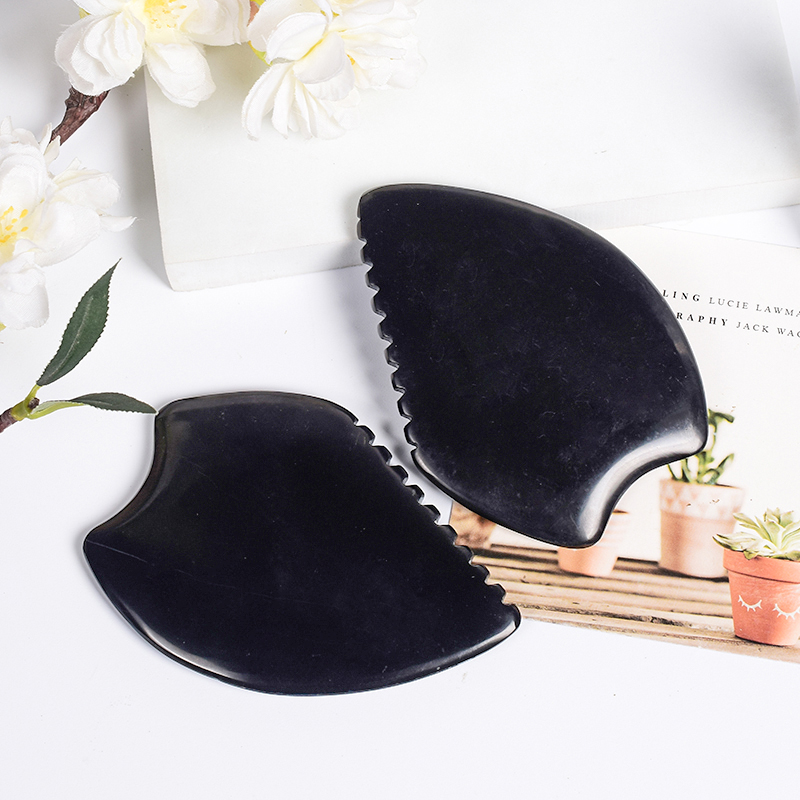 Natural Bian Stone Facial Gua  - огляд і ціна Gua Sha Tool Rose Quartz