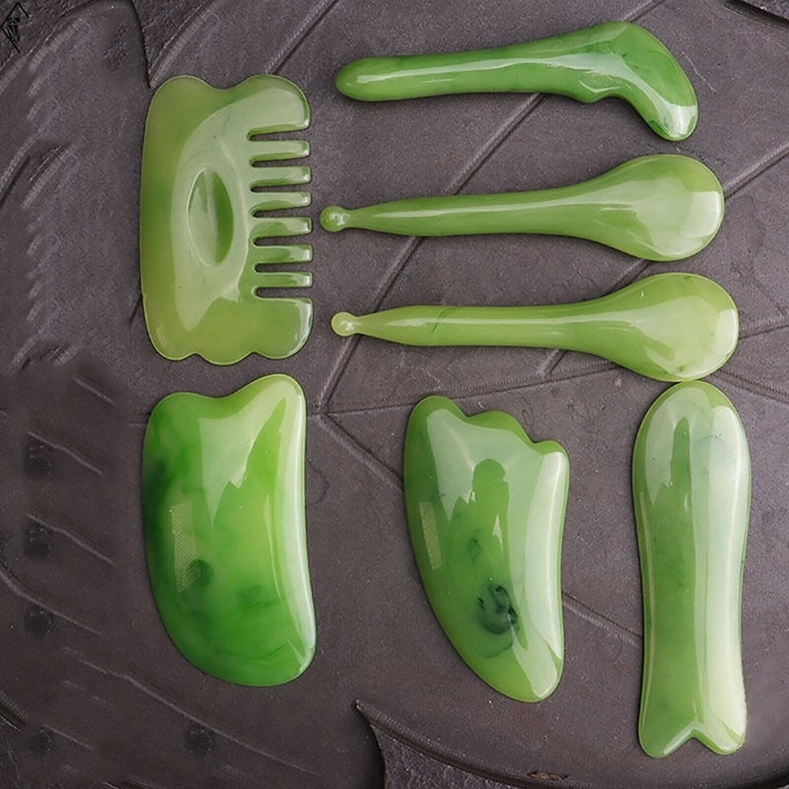 7 Pcs Natural Resin Gua Sha Sc - огляд і ціна Spa Wellness Locations