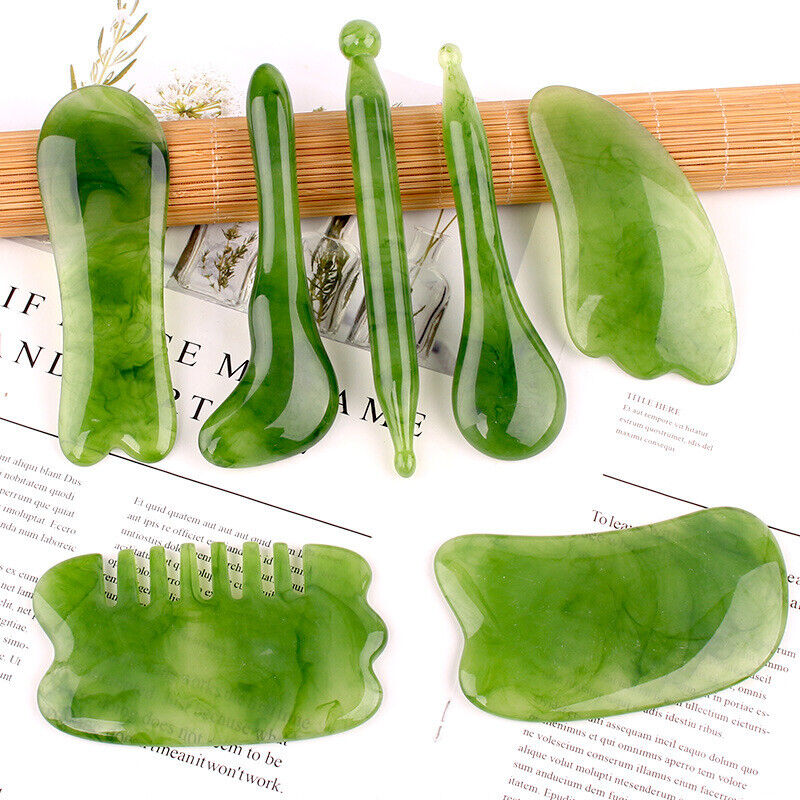 7 Pcs Natural Resin Gua Sha Sc - огляд і ціна Spa Wellness Locations