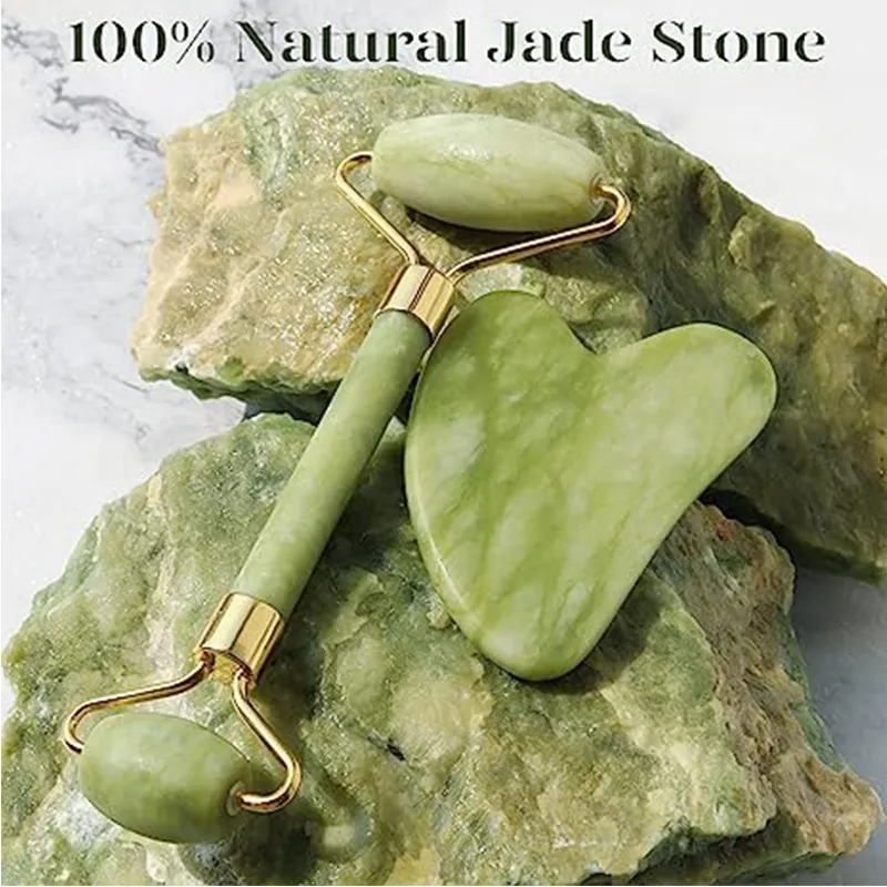 Natural Jade Roller Gua Sha Ma - огляд і ціна Spa Wellness Locations