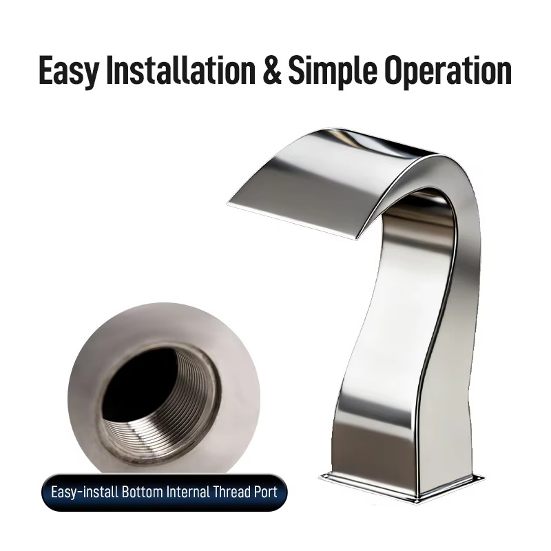Stainless Steel Arc Hook Nozzl - огляд і ціна Spa & Wellness Centre Lielupe